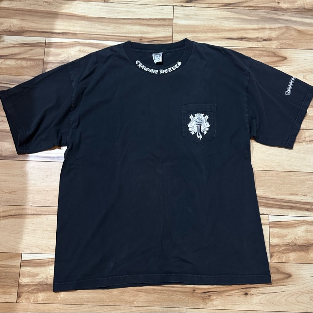 90’s Chrome Hearts Black Dagger Pocket Tee